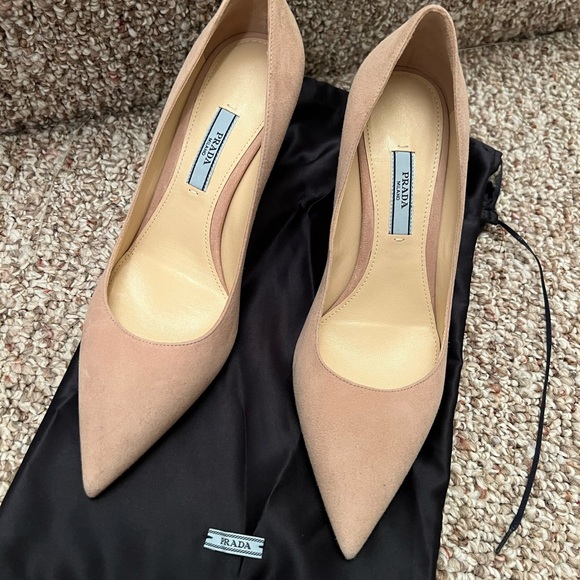 Nude Prada Heels